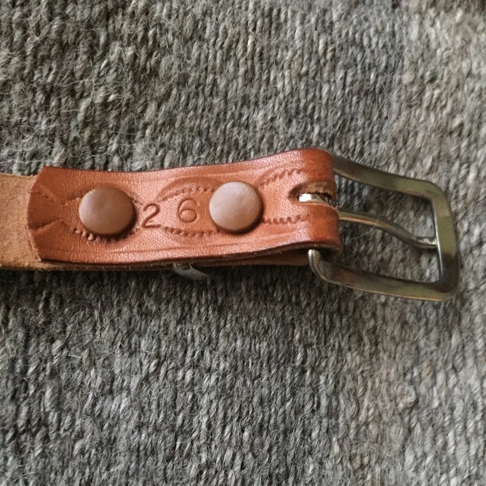 Vintage beaded belt size 26. Firebird design.